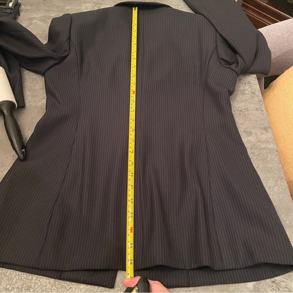 Vintage Epic NY pantsuit 6P pinstriped Y2K - Picture 7 of 9